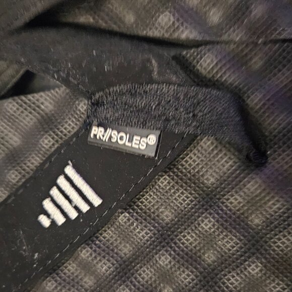 PR Soles Active Recovery Acupoint Flip Flops Black Sandals Size Large 9M-10W - Picture 2 of 5